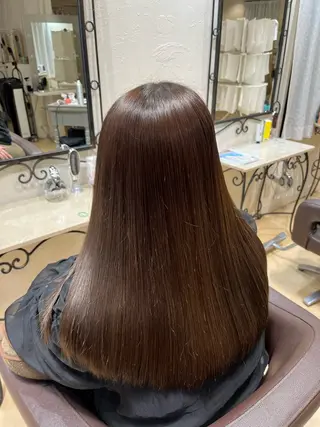 ロング カラー 野村 佳蓮のヘアスタイル