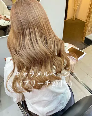 ロング カラー パーマ ヘアアレンジ メンズ キッズ ネイル マツエク・マツパ アイブロウ chapter問屋町 💘小室明華のヘアスタイル