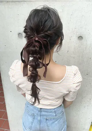 ヘアアレンジ 梅田/韓国ヘア /アレンジ/manaのヘアスタイル