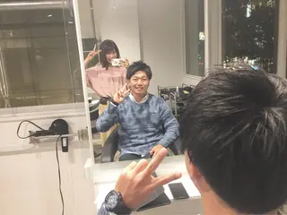 メンズ BABY 艶髪暗髪ヘア💖達人のヘアスタイル