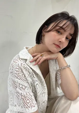 ミディアム Yuseong ユソンのヘアスタイル