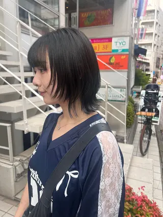 ショート ブリーチなし/カラー 専門店ASOBIのヘアスタイル