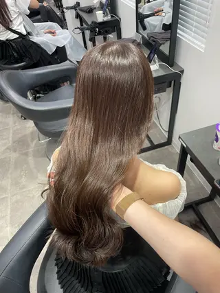 ロング カラー 🎀暖色/ラベンダー /paru🤍のヘアスタイル