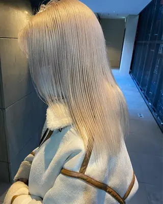 セミロング カラー hair  space Atoz所属・東 寛道のヘアスタイル