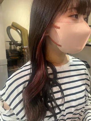 ロング カラー SEKINE KANAのヘアスタイル