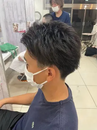 ショート メンズ 🥀ダブルカラー/ 艶カラー🥀ユイキのヘアスタイル