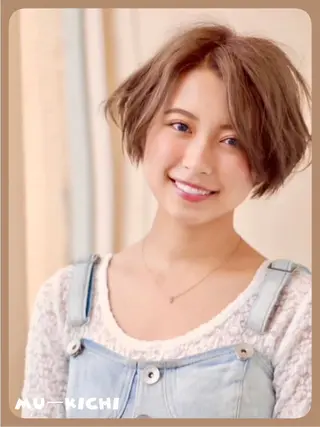 ショート mu-kichi 吉祥寺所属・白石枝梨🌈 mu-kichi🌈のヘアスタイル