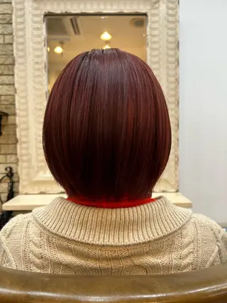 ミディアム カラー TAKUMI for hair所属・TAKUMI‪✂︎‬ Ayamiのヘアスタイル