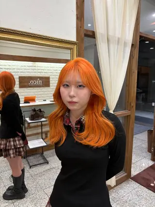 カラー nico所属・KANNA🩵 nico 東心斎橋のヘアスタイル