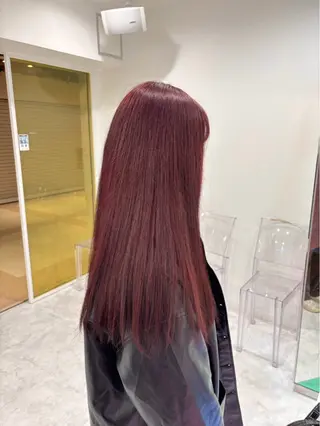 ロング ダメージレスハイ トーン💖kanonのヘアスタイル