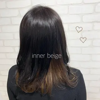 セミロング カラー 🌷お洒落推しカラー moe🐰🌷のヘアスタイル