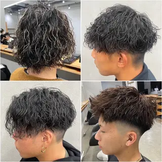 ミディアム カラー パーマ メンズ メンズ支持率NO.1 マサキのヘアスタイル