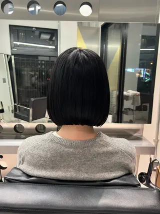 ミディアム 堀江 /木下椋麻のヘアスタイル