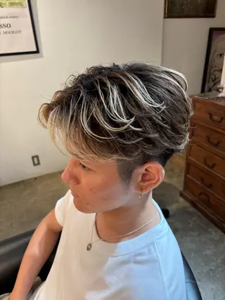 パーマ メンズ 平川 海夢のヘアスタイル