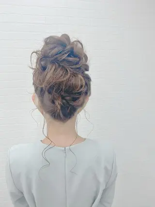 セミロング ヘアアレンジ GRANLUSSO 〜グランルッソ駅前店所属・木口 嘉美のヘアスタイル