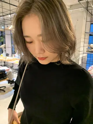 ショート カラー ピンクベージュ/新潟 万代/高橋桃葉🍑のヘアスタイル