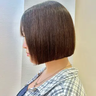 ミディアム 髪質改善【縮毛矯正】 北千住で美髪に導く人のヘアスタイル