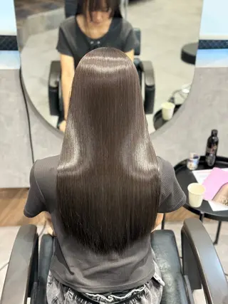 ロング 柴田樹/大人可愛い 艶髪カラー/髪質改善のヘアスタイル