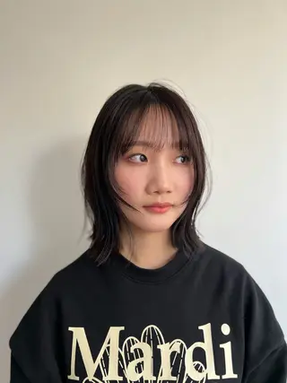 ミディアム 艶髪/髪質改善 【熊野隼人】のヘアスタイル