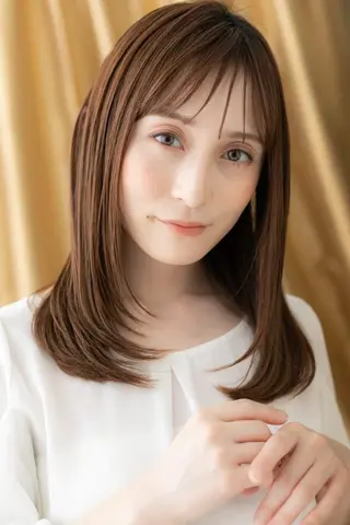 セミロング パーマ ヘアアレンジ 似合わせスタイル🫧 木村夏暢のヘアスタイル