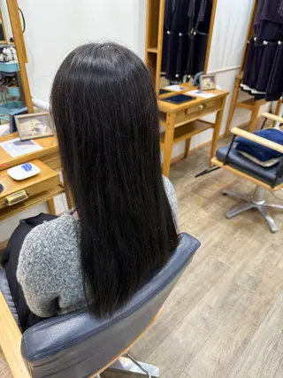 ロング 阪口 麗宇のヘアスタイル