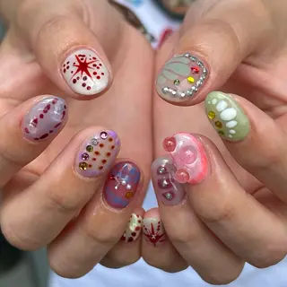 ネイル 個性派ネイル シノのネイルデザイン