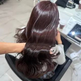 セミロング カラー 上品韓国ヘア🩶艶髪 🩶渋谷/aoiのヘアスタイル