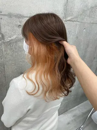 ミディアム LINOET  nagoya所属・手島 カミラのヘアスタイル