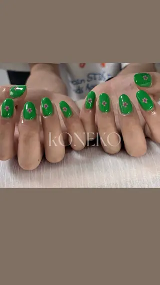 ネイル コネコネイルサロン モデル用のネイルデザイン