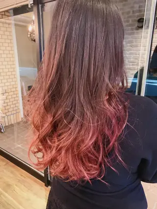 セミロング リンネ 甲東園のヘアスタイル