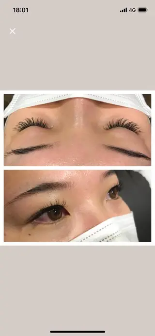 マツエク・マツパ Lucii鹿児島中央×Frill所属・きょうか 🦊のマツエク・マツパデザイン