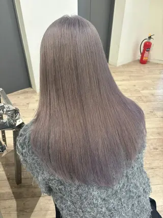 ロング ♡似合わせハイトーン ♡maiのヘアスタイル