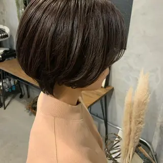 ショート カラー 西山 紗耶香🪽 透明感カラー/ボブのヘアスタイル
