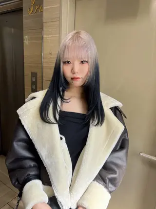 ミディアム カラー LA KING KYOTO所属・レイヤーカット/ miranのヘアスタイル