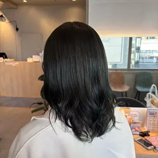 ミディアム カラー りあの🎀 /暖色カラー🍒のヘアスタイル