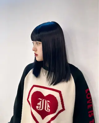 ロング カラー 透明感カラー❄️要 半個室×マンツーマンのヘアスタイル