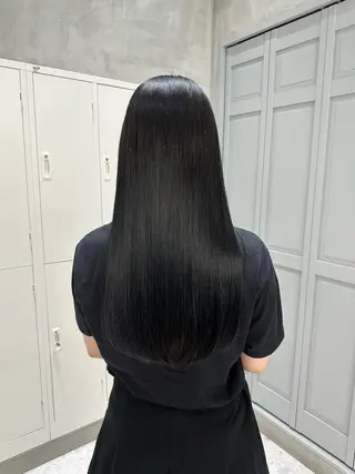 ロング カラー 艶髪/縮毛矯正 特化　ヒトシのヘアスタイル