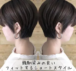 ショート カラー テトネ タカシのヘアスタイル