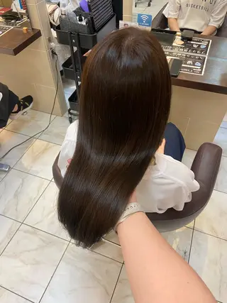 セミロング 🎀透明感カラー 🐈ナズナのヘアスタイル