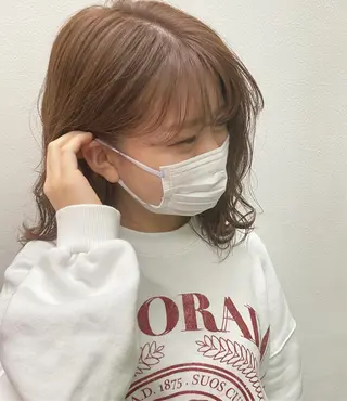 ミディアム カラー LA PENSEE所属・安藤 翔平のヘアスタイル