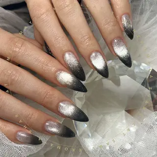 ネイル サメ猫 マーヤのネイルデザイン