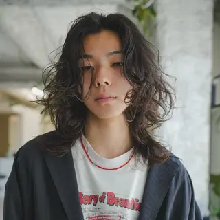 パーマ メンズ ANY/メンズ特化/ シバヤ ユウキのヘアスタイル