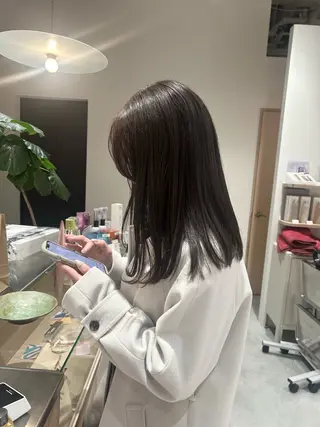 セミロング カラー kici所属・🌷似合わせカラー 🌷/岡崎/アイ🐰のヘアスタイル