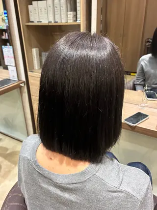 ミディアム 土谷 楓のヘアスタイル