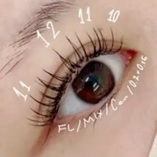 マツエク・マツパ 🖤🩶memoto 東三国🩶🖤のマツエク・マツパデザイン