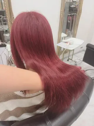 ロング ケアブリーチ&シール エクステの店和田翔莉のヘアスタイル
