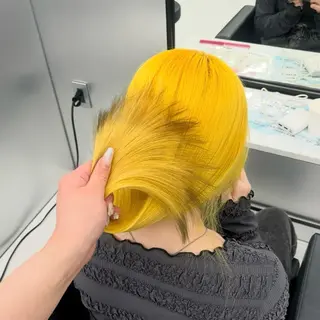 セミロング カラー ガーリーヘア 🎀 Rika 🫧のヘアスタイル