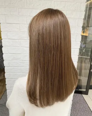 セミロング カラー ヘアアレンジ ◎モチマル チアキ◎のヘアスタイル