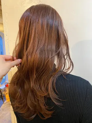 ロング カラー stylist🎨 aye牧野莉香のヘアスタイル