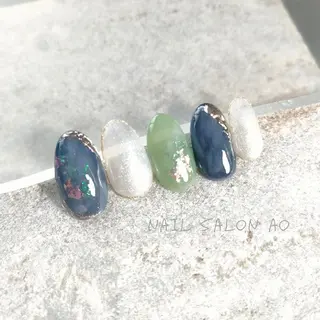 ネイル Nail Salon   AO✳Emiのネイルデザイン